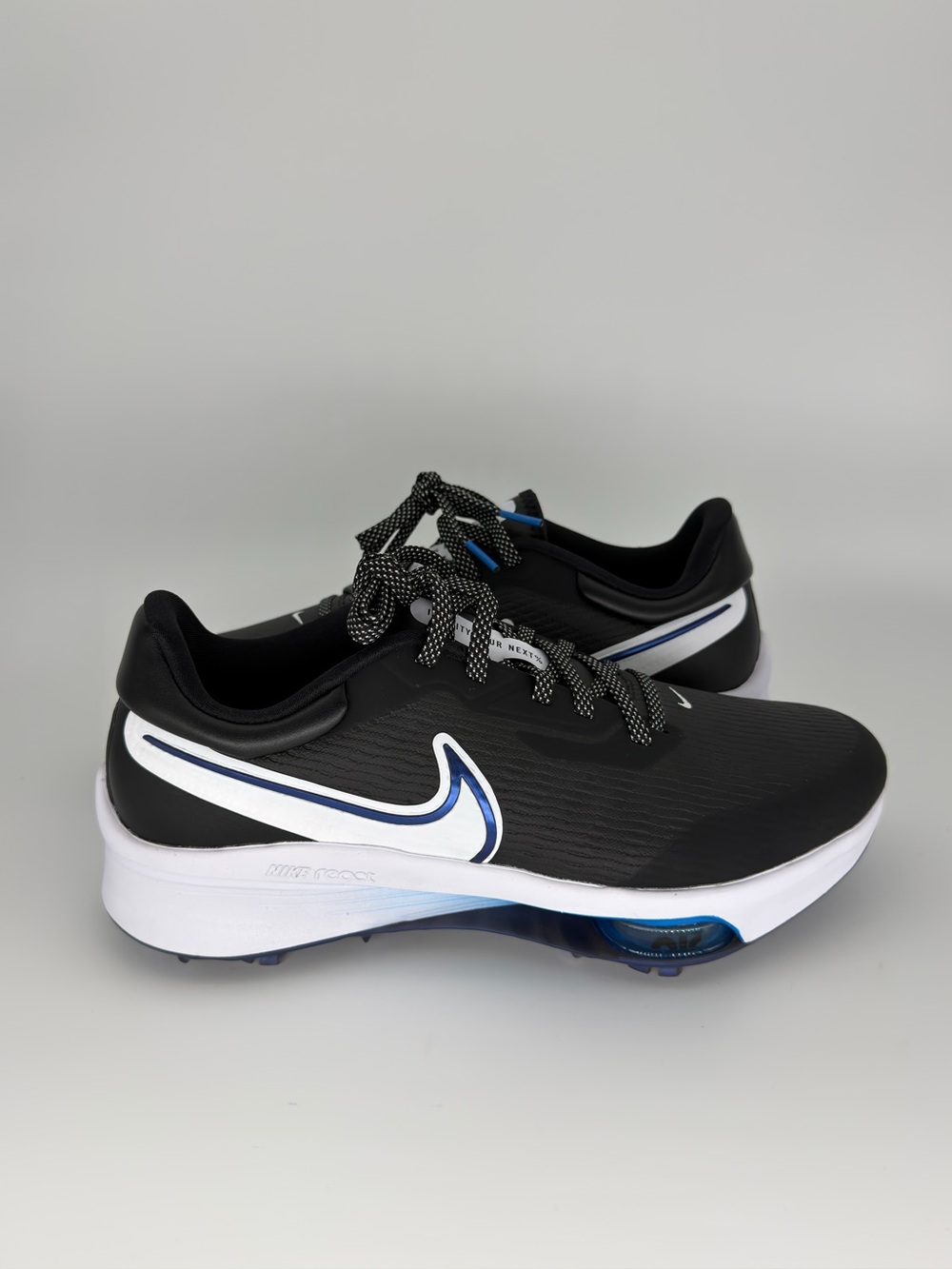 Nike Air Zoom Infinity Tour Next% React Golf Shoes Men's Sz 8.5 Blue DC5221-014